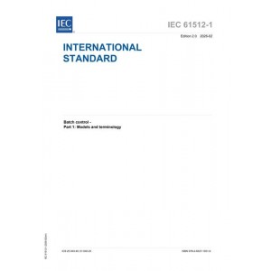 IEC 61512-1 Ed. 2.0 en:2026