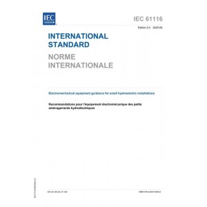 IEC 61116 Ed. 2.0 b:2025