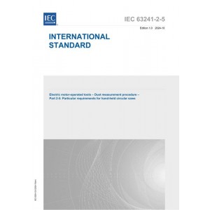 IEC 63241-2-5 Ed. 1.0 en:2024