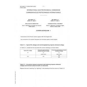 IEC 60071-11 Ed. 1.0 b Cor.1:2023