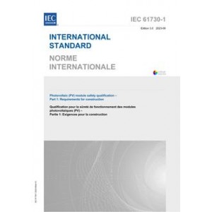 IEC 61730-1 Ed. 3.0 b:2023