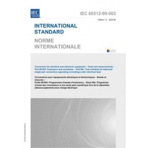 IEC 60512-99-003 Ed. 1.0 b:2023