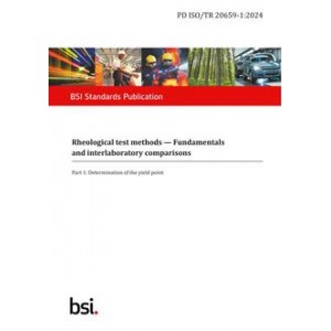 BS PD ISO/TR 20659-1:2024